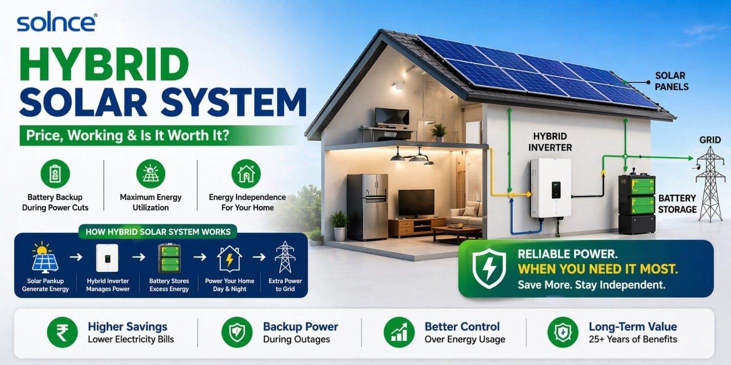 Hybrid Solar System in India (2026): Price, Working and Is It Worth It?