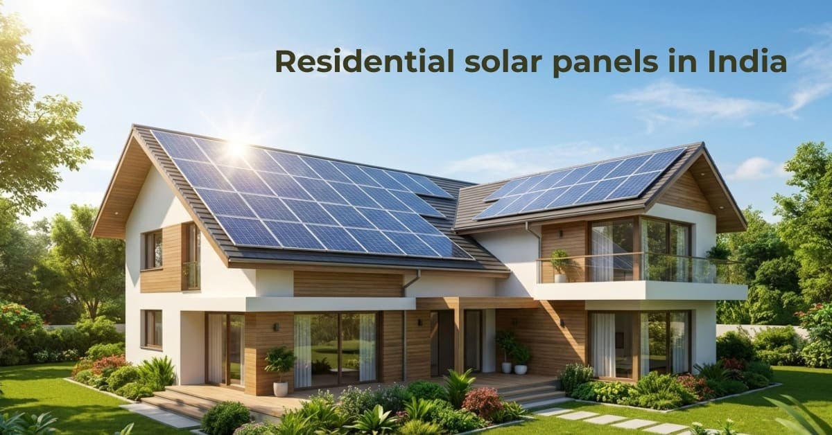 Residential Solar Panels in India: Cost and Benefits Guide