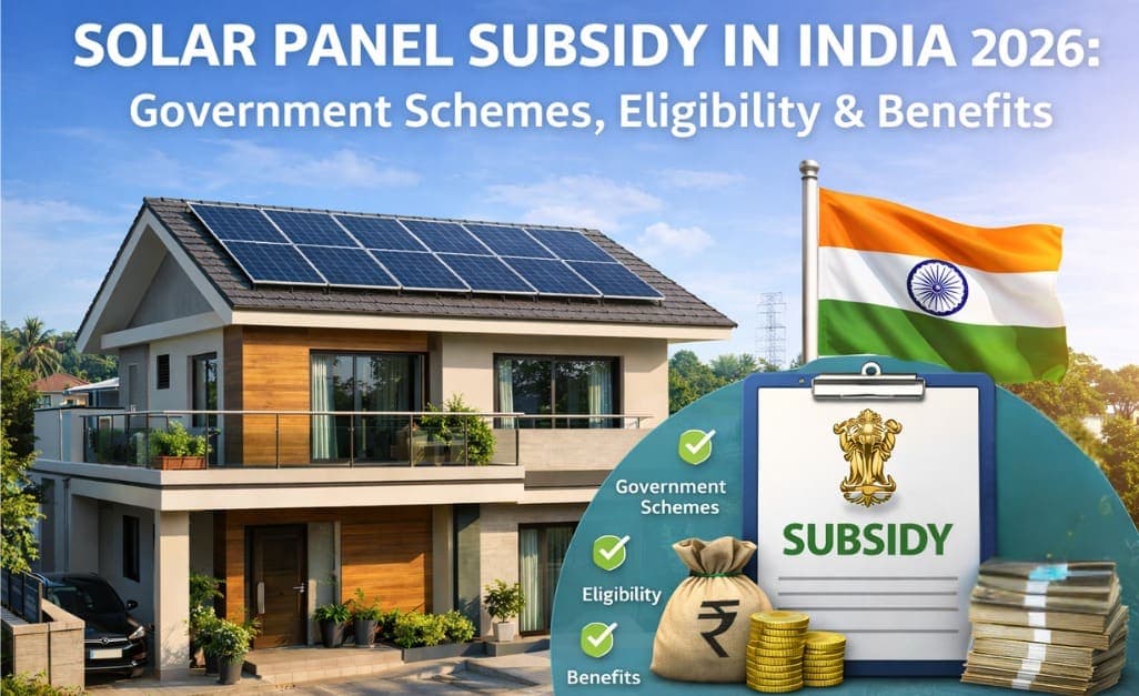 Solar Panel Subsidy in India 2026: Schemes, Slabs and Benefits