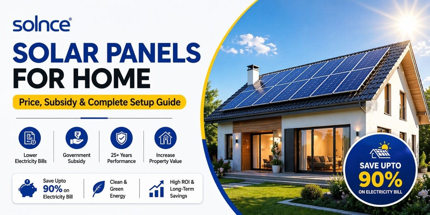 Solar Panels for Home in India (2026): Price, Subsidy and Sizing Guide