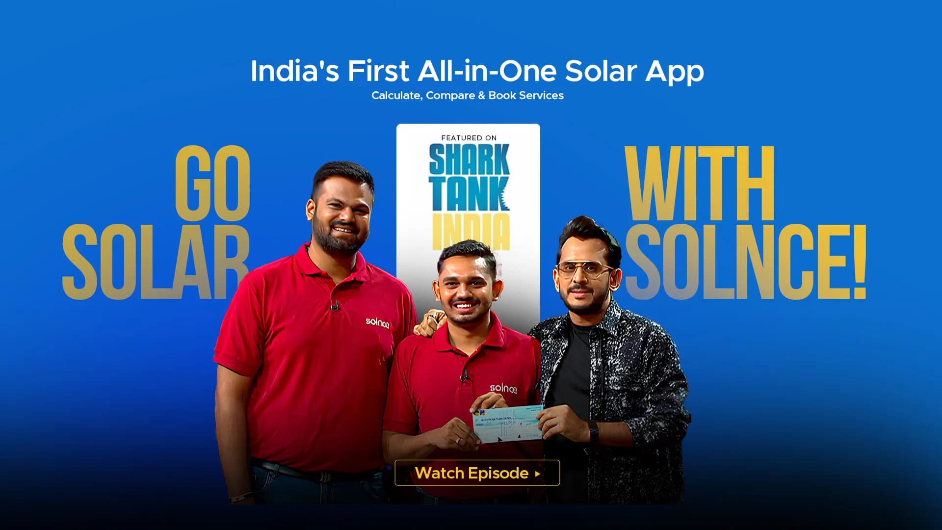 Solnce team featured on Shark Tank India